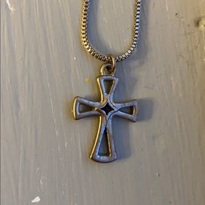 Silver Cross Necklace
